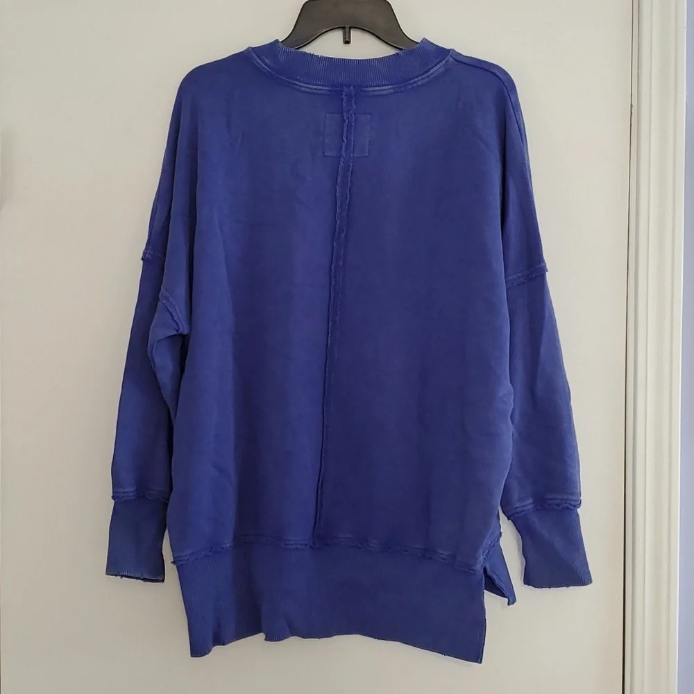 AERIE Oversized Crew Sweatshirt, Size XS - Picture 7 of 12